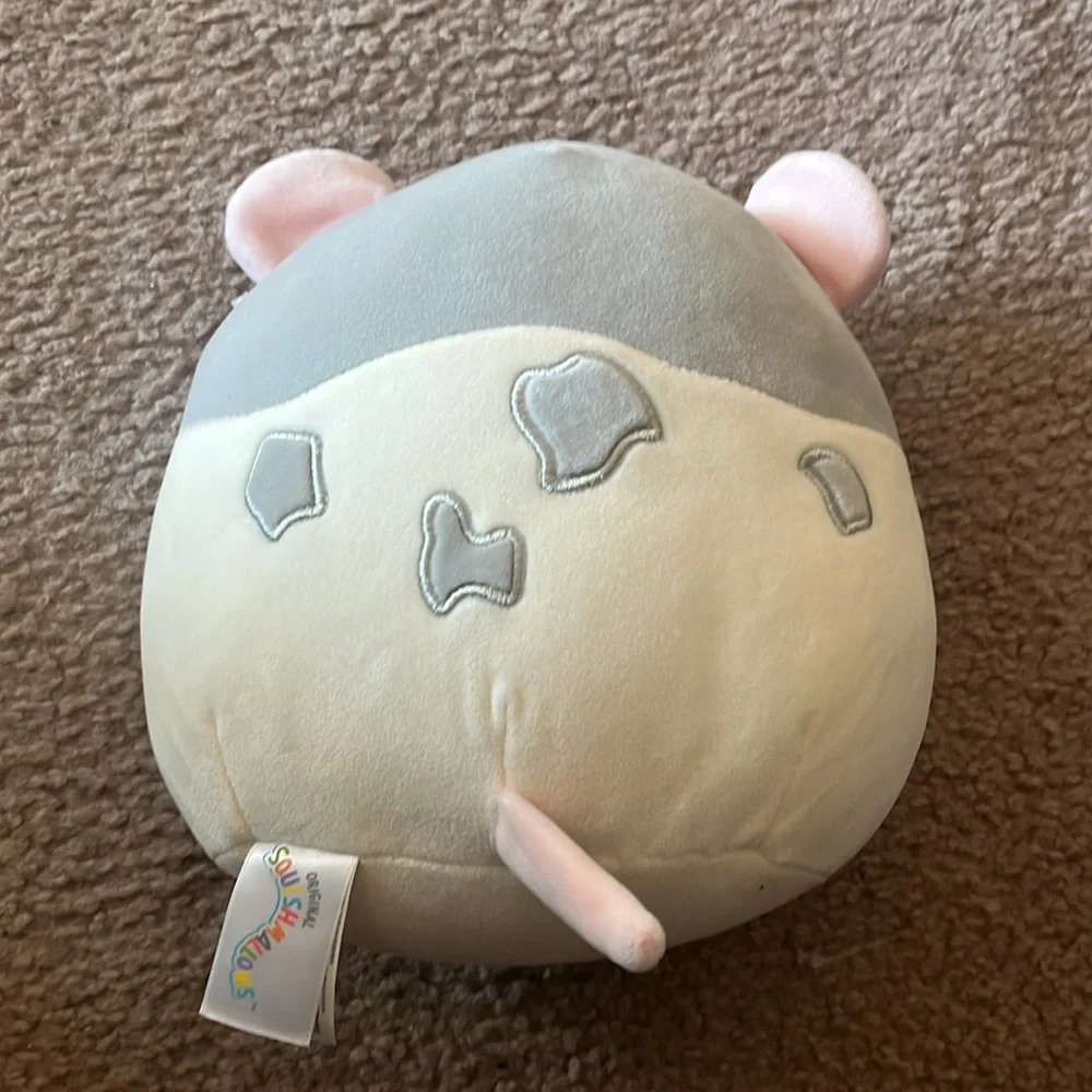 Squishmallows Gray and Cream Mouse Plush